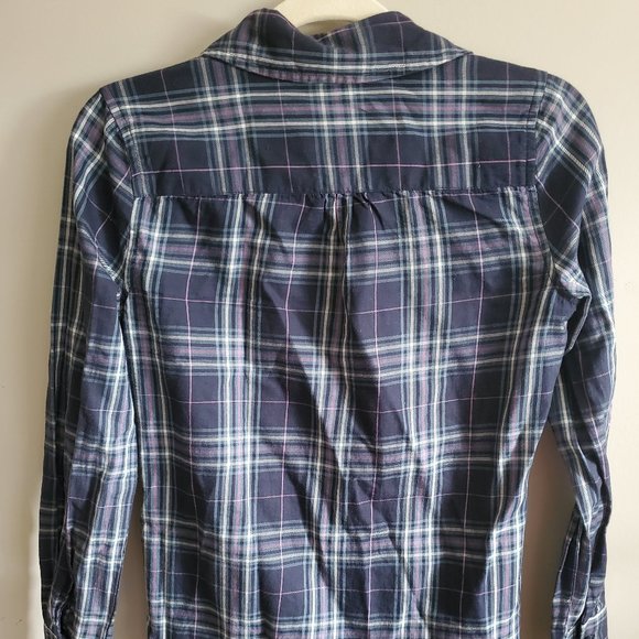 Blue and purple Flannel - Picture 3 of 3